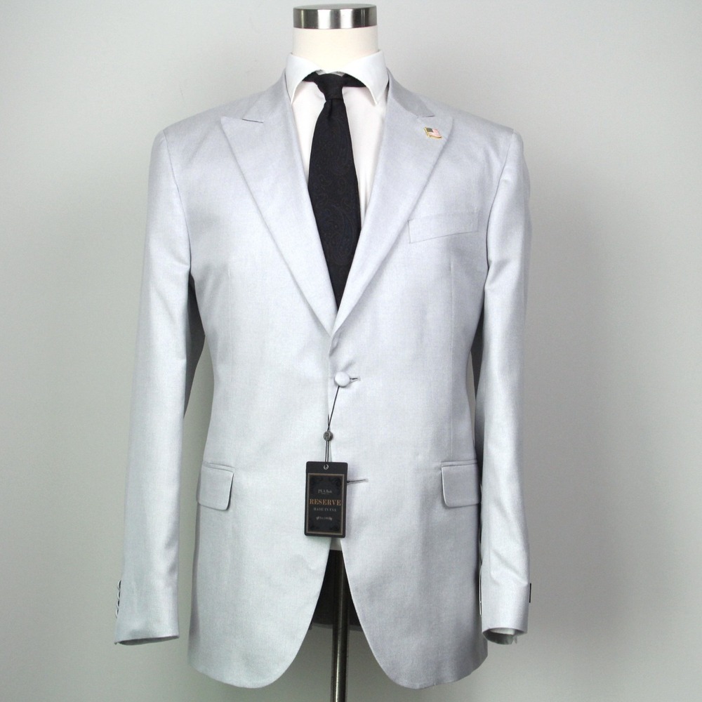 Jos A Bank Reserve 100%silk Tailored‎ Fit Solid Dinner Jacket Blazer 42R D010027